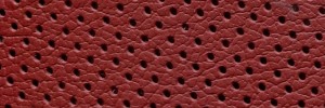 Scarlet - Perforated Colour Leather from Daytona, Automotive leather collection
